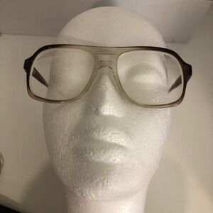 Vintage Stylish Gradient Brown Men's Glasses